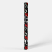 Etui iPhone 13 Pro Max Crânes et roses gothiques (Côté droit)