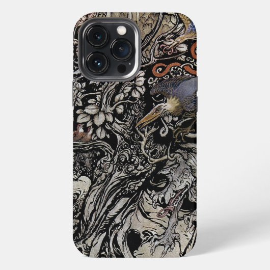 Etui iPhone 13 Pro Max Créatures sauvages et timides et monstrueuses (Verso)