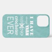Etui iPhone 13 Pro Max Crochet Pas Suffisamment Artisanat En Fil (Verso Horizontal)