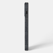 ETUI iPhone 13 PRO MAX CROCODILE NOIR COD.03 (Côté gauche)