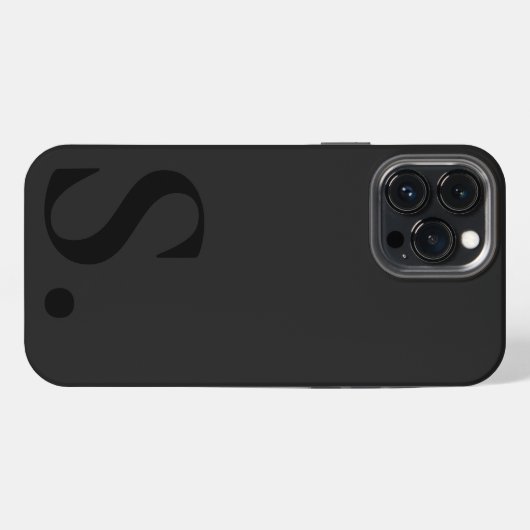 Etui iPhone 13 Pro Max Custom with Initial Name (Verso Horizontal)