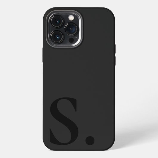 Etui iPhone 13 Pro Max Custom with Initial Name (Verso)