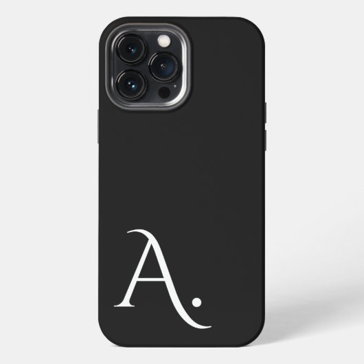 Etui iPhone 13 Pro Max Custom with Initial Name (Verso)