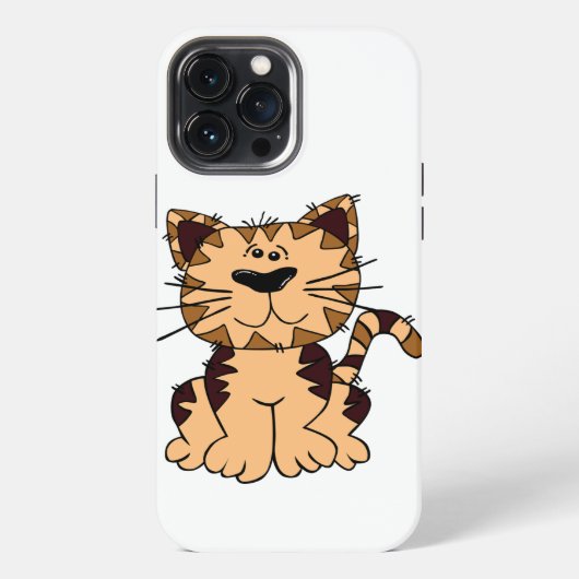 ETUI iPhone 13 PRO MAX CUT BEIGE ET CHAT BROWN (Verso)