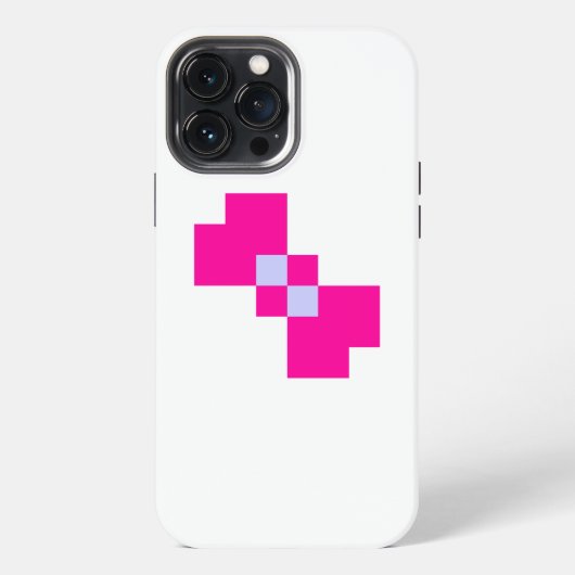 Etui iPhone 13 Pro Max Cute 8 bits Pixel Bow (Verso)