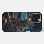Etui iPhone 13 Pro Max Cyberpunk tibétain (Verso Horizontal)