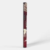 Etui iPhone 13 Pro Max dame boit du thé (Côté droit)