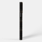 Etui iPhone 13 Pro Max Déco noir et or (Côté droit)