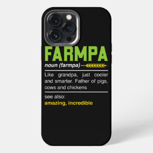 Etui iPhone 13 Pro Max Définition de grand-père agriculteur drôle Farmpa