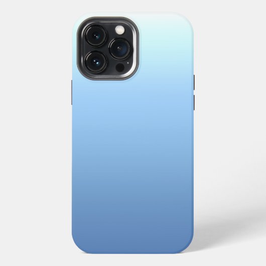 Etui iPhone 13 Pro Max Dégradé bleu ciel (Verso)