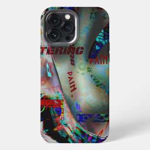 Etui iPhone 13 Pro Max Dessin avec découpage de bannière sombre et mélang