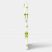 Etui iPhone 13 Pro Max Dessin d'oiseau vert (Côté gauche)