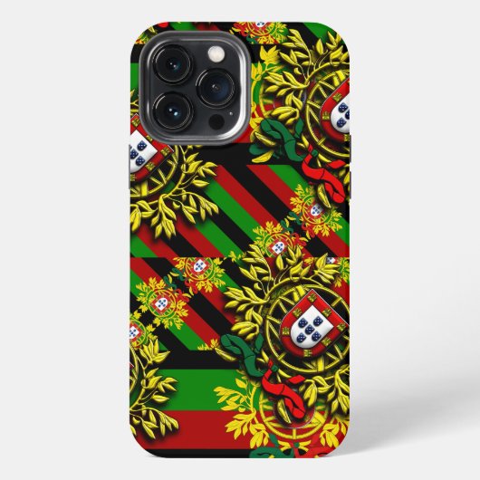 Etui iPhone 13 Pro Max dessins portugais (Verso)