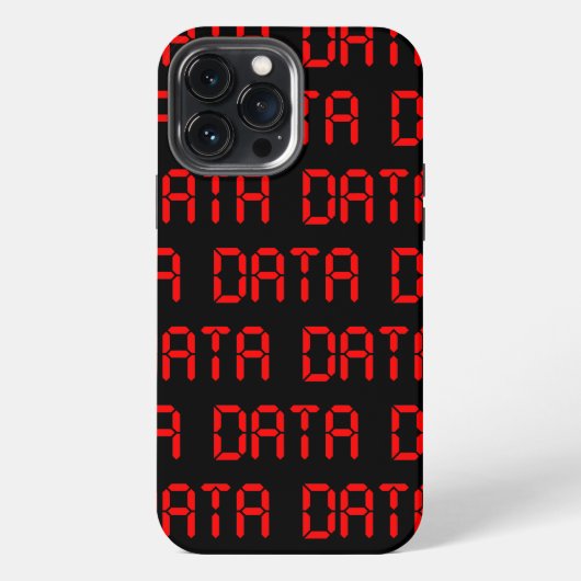 ETUI iPhone 13 PRO MAX DONNÉES NUMÉRIQUES (Verso)