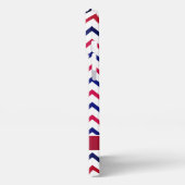 Etui iPhone 13 Pro Max Drapeau américain Bleu rouge (Côté gauche)