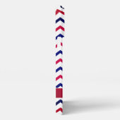 Etui iPhone 13 Pro Max Drapeau américain Bleu rouge (Côté droit)
