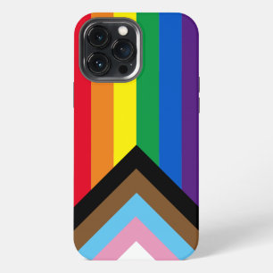 Etui iPhone 13 Pro Max Drapeau arc-en-ciel de la fierté gay diversité inc