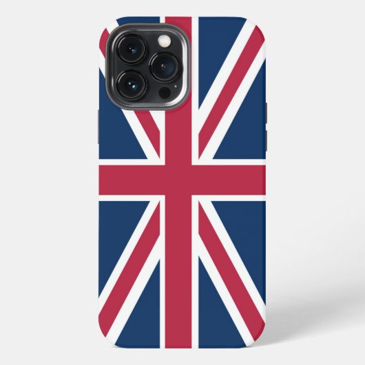 Etui iPhone 13 Pro Max Drapeau britannique (Verso)