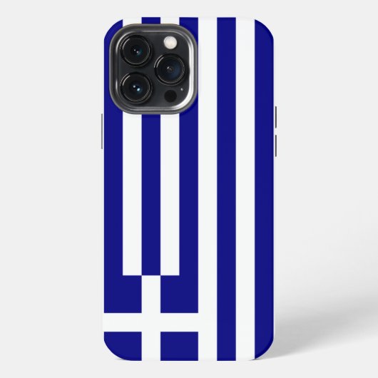 Etui iPhone 13 Pro Max Drapeau de la Grèce (Verso)