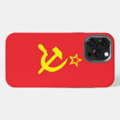 Etui iPhone 13 Pro Max drapeau de l'URSS (Verso Horizontal)
