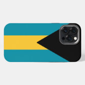 Etui iPhone 13 Pro Max Drapeau des Bahamas (Verso Horizontal)
