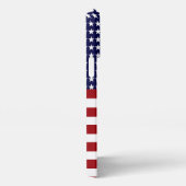 Etui iPhone 13 Pro Max Drapeau patriotique américain inspiré (Côté droit)