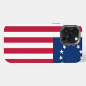 Etui iPhone 13 Pro Max drapeau usa betsy (Verso Horizontal)