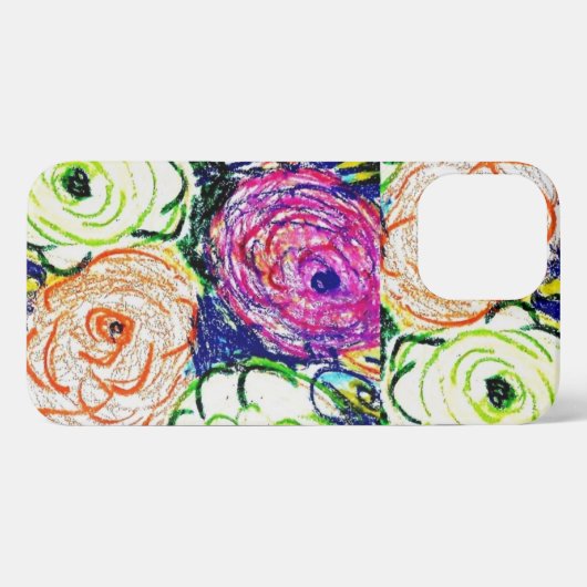 Etui iPhone 13 Pro Max Dreamy Peonies (Verso Horizontal)