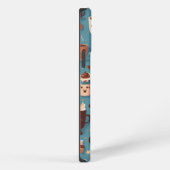 Etui iPhone 13 Pro Max Drôle Motif de café (Côté droit)