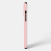 Etui iPhone 13 Pro Max Élégant monogramme rose vif (Côté gauche)