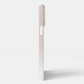 Etui iPhone 13 Pro Max Élégant personnalisé Monogramme crème Beige Neutre (Côté droit)