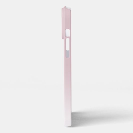 Etui iPhone 13 Pro Max Élégant personnalisé Rose Dusty Mauve Monogramme (Côté gauche)