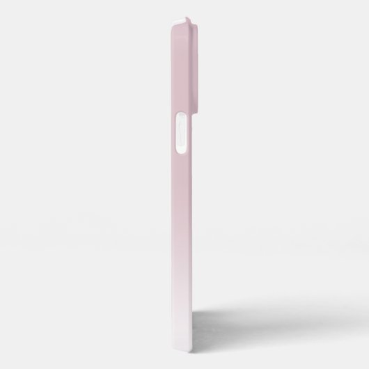 Etui iPhone 13 Pro Max Élégant personnalisé Rose Dusty Mauve Monogramme (Côté droit)