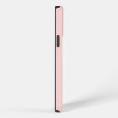 Etui iPhone 13 Pro Max Élégant rose moderne monogramme nom (Côté droit)
