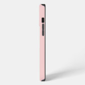Etui iPhone 13 Pro Max Élégant rose moderne monogramme nom (Côté gauche)