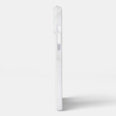 Etui iPhone 13 Pro Max Elegant White Marble  (Côté gauche)