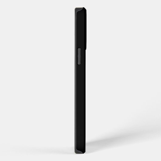 Etui iPhone 13 Pro Max Élégante initiales de monogramme noir (Côté droit)