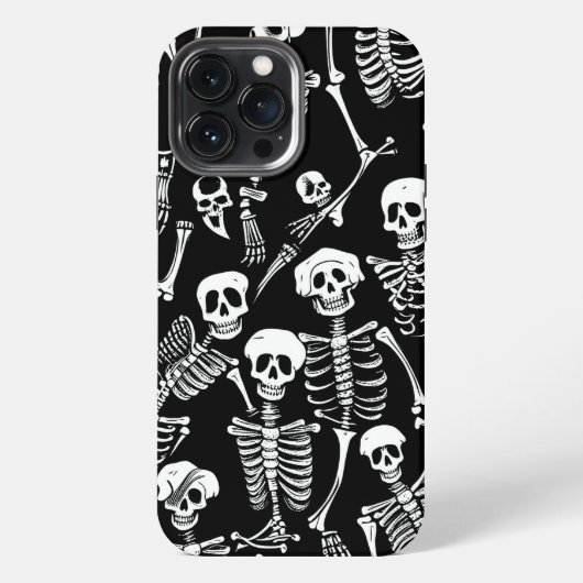 Etui iPhone 13 Pro Max Équipe de squelettes (Verso)