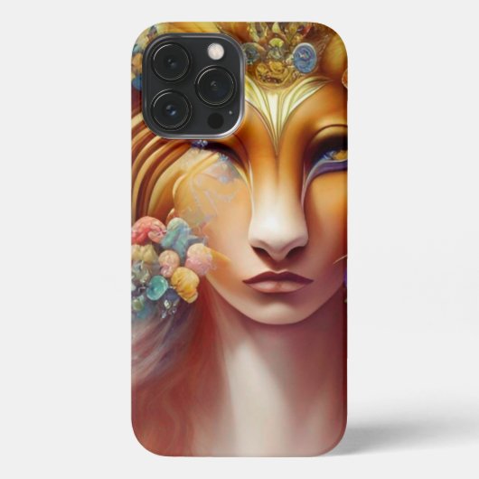 Etui iPhone 13 Pro Max Ethéal Spirituel Guide d'Esprit Lion (Verso)