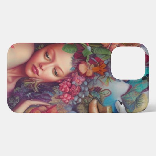 Etui iPhone 13 Pro Max Ethéal Spirituel Guide Nymphe (Verso Horizontal)