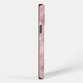 Etui iPhone 13 Pro Max Étincelle Rose de luxe (Côté droit)