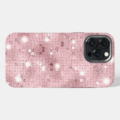 Etui iPhone 13 Pro Max Étincelle Rose de luxe (Verso Horizontal)