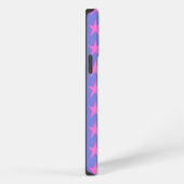 Etui iPhone 13 Pro Max Étoiles initiales violettes et roses (Côté droit)