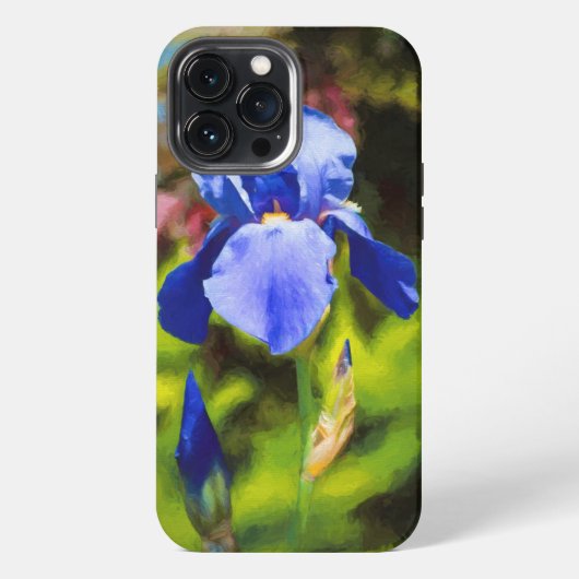 Etui iPhone 13 Pro Max Étui Blue Iris Case-Mate pour iPhone (Verso)