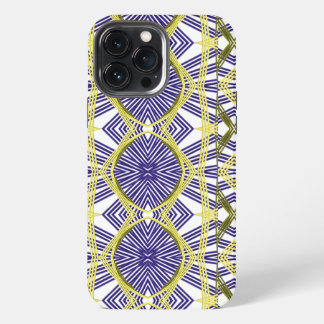 Etui iPhone 13 Pro Max Étui de protection pour iPhone avec motifs géométr