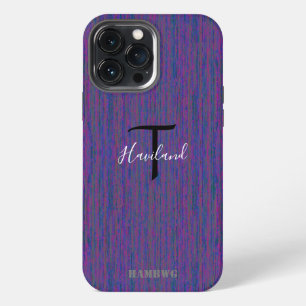 Etui iPhone 13 Pro Max Étui de téléphone cellulaire Monogramme HAMbyWG -