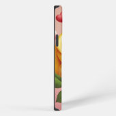 Etui iPhone 13 Pro Max Étui de téléphone Rose Jaune (Côté droit)