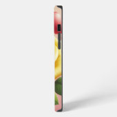 Etui iPhone 13 Pro Max Étui de téléphone Rose Jaune (Côté gauche)