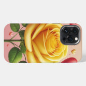 Etui iPhone 13 Pro Max Étui de téléphone Rose Jaune (Verso Horizontal)