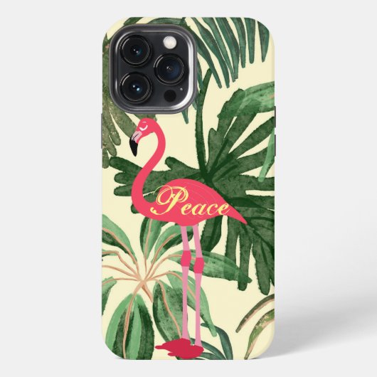 Etui iPhone 13 Pro Max Étui Flamingo Case-Mate pour iPhone (Verso)